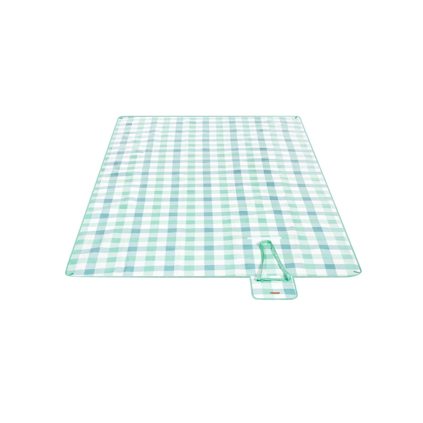 Picnic Blanket - 300 x 200 cm - Green and White - Waterproof