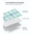Picnic Blanket - 300 x 200 cm - Green and White - Waterproof