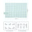 Picnic Blanket - 300 x 200 cm - Green and White - Waterproof