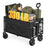 Foldable Camping Cart - Steel - Ink Black - with Adjustable Handle