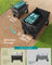 Foldable Camping Cart - Steel - Ink Black - with Adjustable Handle