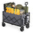 Foldable Camping Cart - Steel - Dove Grey - with Adjustable Handle