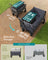 Foldable Camping Cart - Steel - with Adjustable Handle