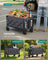Foldable Camping Cart - Steel - with Adjustable Handle