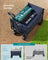 Foldable Camping Cart - Steel - Midnight Blue - with Adjustable Handle