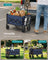 Foldable Camping Cart - Steel - Midnight Blue - with Adjustable Handle