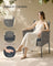 Garden Furniture Set - Galvanized Iron Frame and Polyrattan PE - Grey