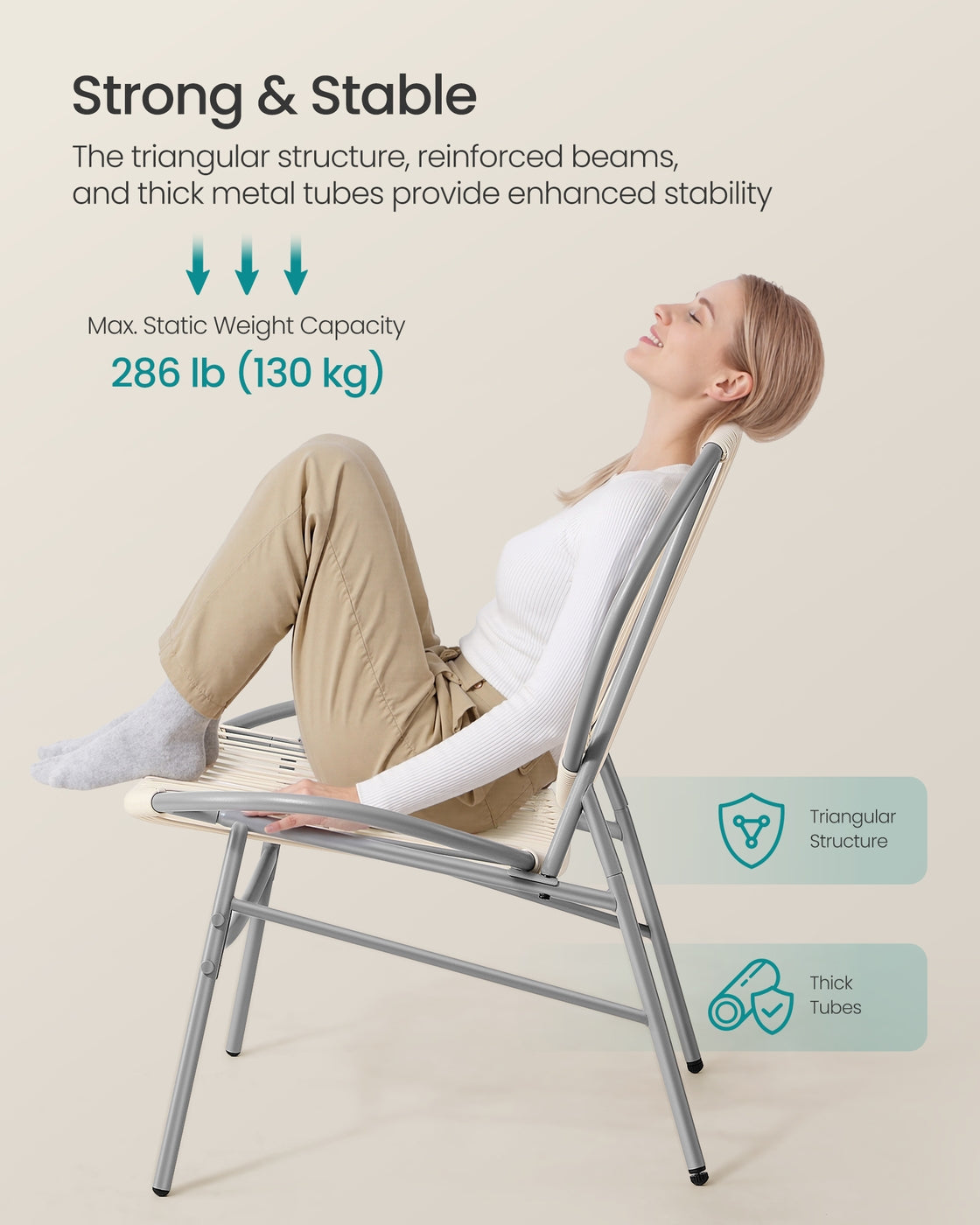 Bistro Set - PE and Steel
