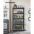 5-Tier Shelving Unit - Max Load 875 kg - Reinforced Steel - Silver - Adjustable Shelves