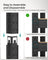 Shelving Unit - Steel Frame and Wood - Rustic Brown and Black