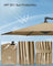 Cantilever Garden Parasol Umbrella - Metal Pole and Polyester