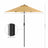 Garden Parasol Umbrella - Metal - Grey - UPF 50+ Protection