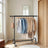Heavy-Duty Clothes Rack - Metal - Matte Black - Extendable Rod