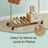 Mobile Clothing Rail - Steel - Golden - with Lockable Wheels