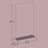 Mobile Clothing Rail - Metal - Black - Lockable Wheels and Storage Shelf