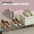 Mobile Clothing Rail - Metal - Black - Lockable Wheels and Storage Shelf