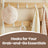 Coat Rack Stand with Shoe Storage Bench - Oak and Cream