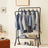 Clothing Rack - Metal - Portable with Storage Shelves and Hooks