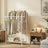 Clothes Rack with Wheels - 39.6" - Steel - Double-Rod Design