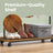 Mobile Garment Rack - Metal - Grey - Height-Adjustable with Double Hanging Rods and Storage Shelf