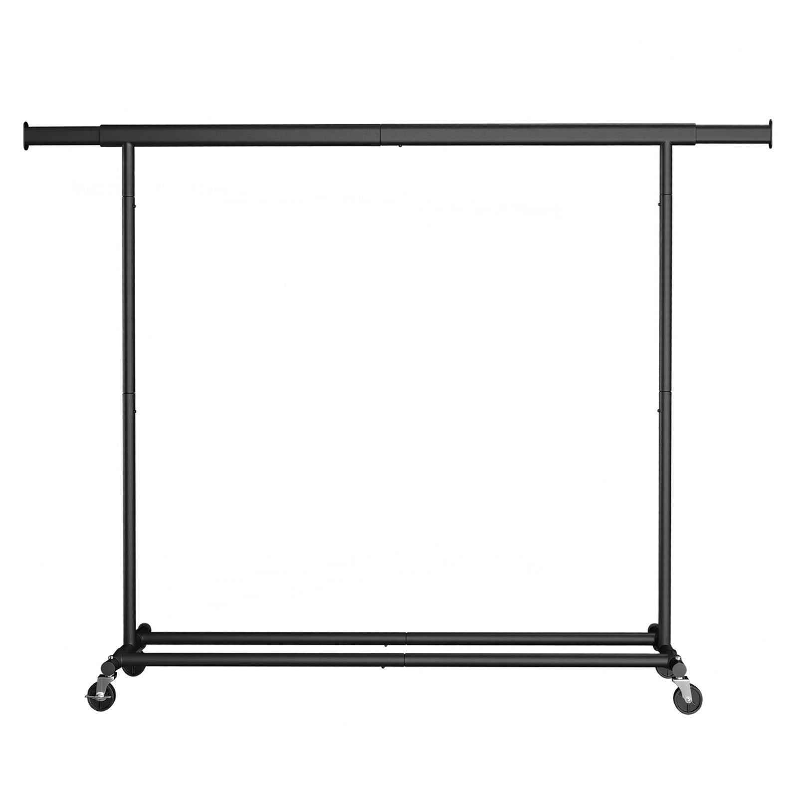 Garment Rail with Wheels - 150 kg Load Capacity - Steel - Adjustable