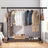 Garment Rail with Wheels - 150 kg Load Capacity - Steel - Adjustable