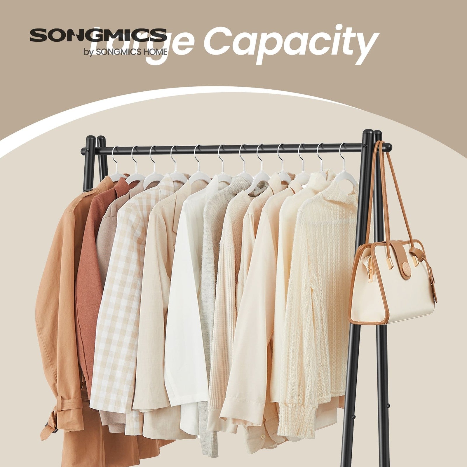 Clothes Rack - Steel - Matte - with Iron Structure