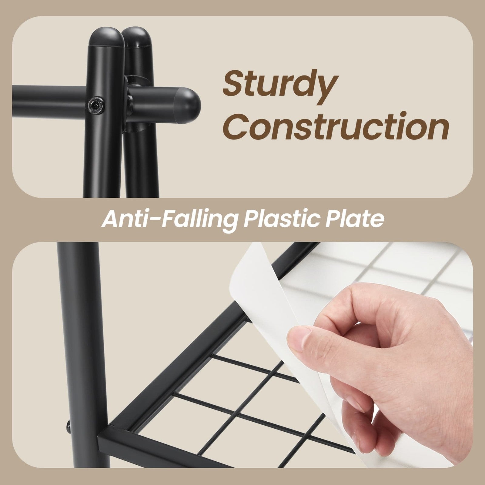 Clothes Rack - Steel - Matte - with Iron Structure