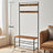 Coat Rack - Wood - Rustic Brown and Black - Hall Tree with Shoe Storage Bench