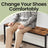 Coat Rack with Shoe Storage - 9 Hooks and Top Shelf - Wood - Rustic Brown and Black