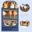 Hall Tree Coat Rack with Shoe Storage - 5-Tier - Particleboard - Double Hooks