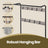 Coat Rack Stand - Metal - Greige and Black - 4-in-1 with Shoe Bench and 9 Removable Hooks