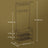 Coat Rack Stand - Metal - Greige and Black - 4-in-1 with Shoe Bench and 9 Removable Hooks