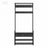 Coat Rack with Shoe Bench - Engineered Wood - Dark Gray - Includes Drawers and Hooks