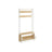 Coat Rack with Shoe Storage - Wood - Golden Oak