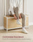Coat Rack with Shoe Storage - Wood - Golden Oak