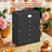 Jewelry Box - Wood - Black - 6 Tiers