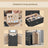 Jewelry Box - Wood - Black - 6 Tiers