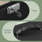 Travel Jewellery Storage Case - MDF and PU - Black - with Mirror