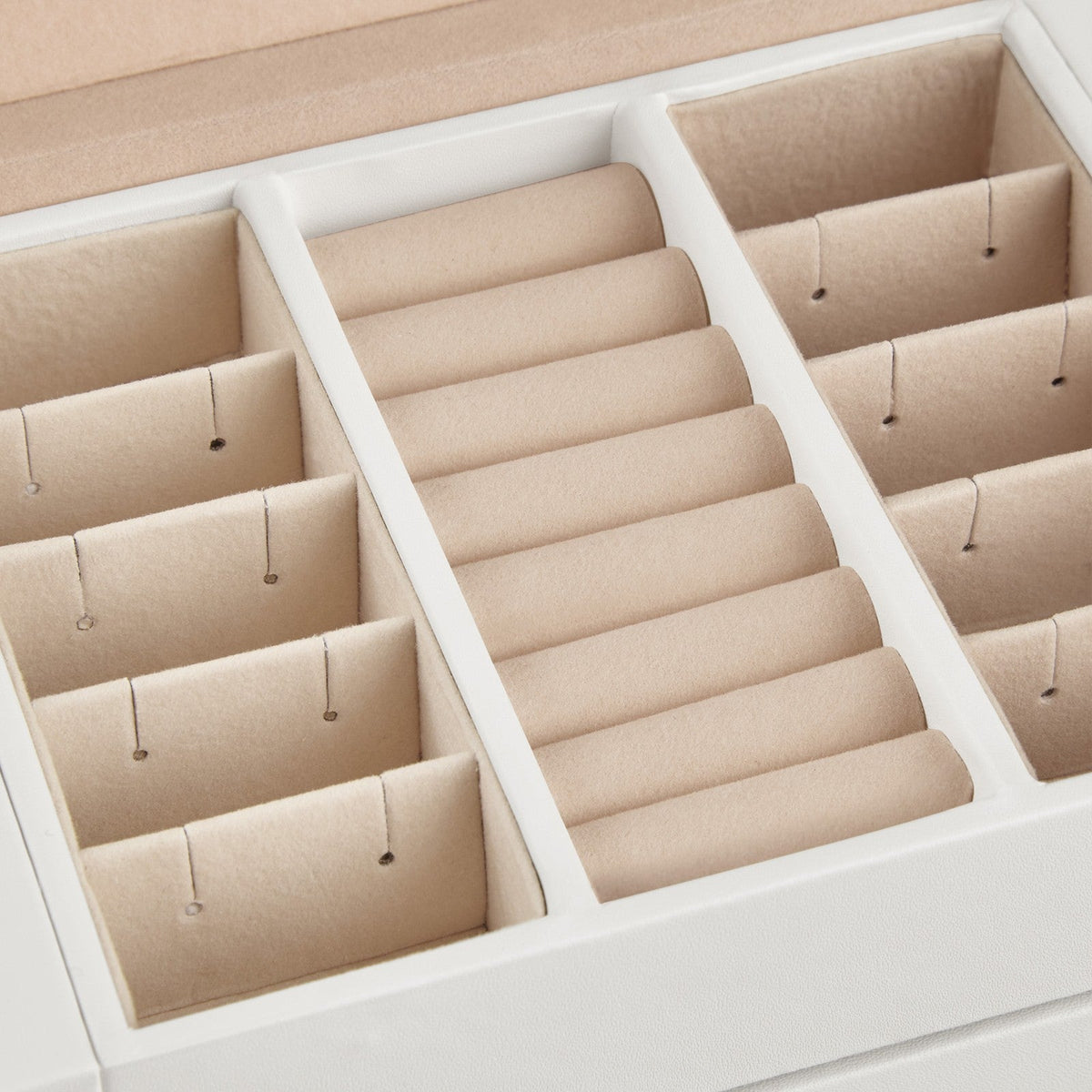 Travel Jewellery Storage Case - MDF and PU - with Mirror