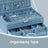 Jewellery Organiser - 18L - MDF - 2-Tier Storage Case