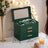 Jewellery Box - Glass - Grey and Gold - 4-Tier Organiser with 3 Drawers