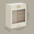 Jewellery Box - MDF and Velvet - White - with Glass Window