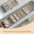 4-Tier Stackable Jewellery Organiser - Clear Glass - Drawer Design