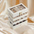 4-Tier Stackable Jewellery Organiser - Clear Glass - Drawer Design