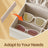 Jewelry Box - Wood - White - 2-Layer with Removable Tray and Handle