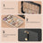 Portable Jewelry Box - 0.9L - Velvet Lining - Necklace Hooks