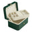 Portable Jewelry Box - 4.3L - Velvet Lined - 2-Layer Storage