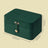 Portable Jewelry Box - 4.3D x 6.3W x 3.1H - Velvet Lining - Necklace Hooks