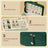 Portable Jewelry Box - 4.3D x 6.3W x 3.1H - Velvet Lining - Necklace Hooks